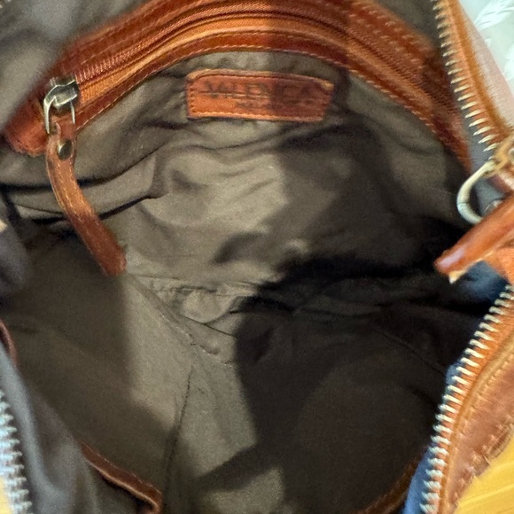 Brown Woven Leather Crossbody Bag - Picture 11 of 13